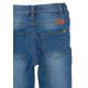 Nohavice podšité džínsové s elastanom , Velikost - 80/86 , Barva - Modrá-2