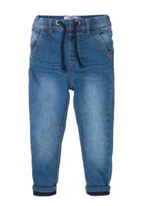Nohavice podšité džínsové s elastanom , Velikost - 80/86 , Barva - Modrá