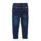 Nohavice podšité džínsové s elastanom , Velikost - 80/86 , Barva - Tmavo modrá-1