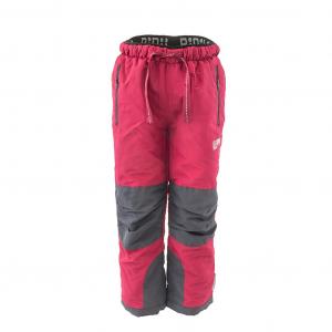 Nohavice športové outdoorové fleec , Velikost - 98 , Barva - Vínová