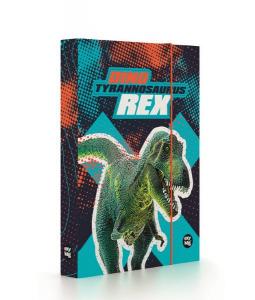Box na zošity A5 DINOSAURUS T-Rex , Barva - Zelená