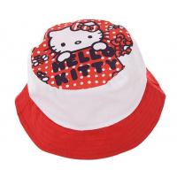 Klobúčik Hello Kitty , Velikost čepice - 50 , Barva - Bielo-červená