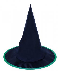 Klobúk Čarodejnica/ Halloween , Barva - Čierna