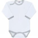 Body New Baby , Velikost - 80 , Barva - Bílo-šedá
