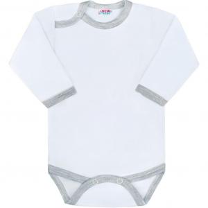 Body New Baby , Velikost - 80 , Barva - Bílo-šedá