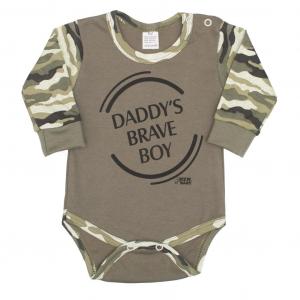 Body New Baby Army boy , Velikost - 62 , Barva - Zelená
