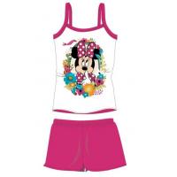 Tielko a kraťasy Minnie , Velikost - 98 , Barva - Bílo-růžová