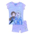 KOMPLET TRIČKO A KRAŤASY FROZEN , Velikost - 110 , Barva - Fialová