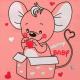 Košieľka New Baby Mouse , Barva - Ružová-2