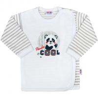 Košieľka New Baby Panda , Velikost - 56 , Barva - Šedá