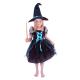 Kostým čarodejnice Agáta - Halloween , Velikost - M , Barva - Černo-modrá-1