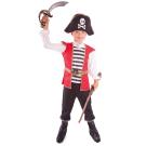 Kostým pirát s kloboukem , Velikost - M , Barva - Barevná