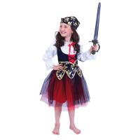 Kostým pirátka , Velikost - M , Barva - Barevná