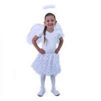 Kostým tutu sukne anjel , Barva - Biela