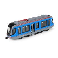 Kovová tramvaj modrá 20 cm , Barva - Modrá