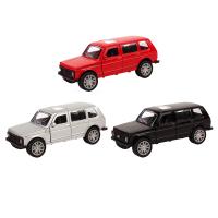 Kovové auto LADA Niva , Barva - Strieborná