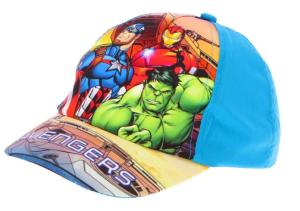 ŠILTOVKA AVENGERS Hulk, Iron man, Captain America , Velikost čepice - 53 , Barva - Světlo modrá
