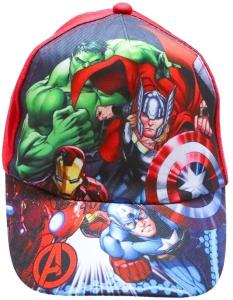 Kšiltovka Avengers parta , Velikost čepice - 54 , Barva - Červená