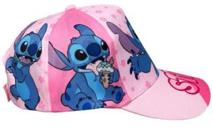 KŠILTOVKA LILO A STITCH , Velikost čepice - 52 , Barva - Ružová