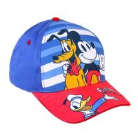 KŠILTOVKA MICKEY , Velikost čepice - 51 , Barva - Červeno-modrá