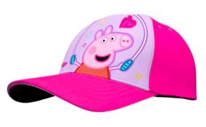 Kšiltovka Peppa Pig , Velikost čepice - 52 , Barva - Malinová