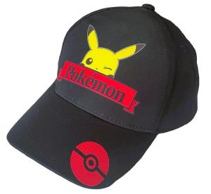 ŠILTOVKA POKÉMON Pikachu pokéball čierna , Barva - Čierna