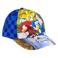 Kšiltovka Sonic my tři , Velikost čepice - 53 , Barva - Modrá