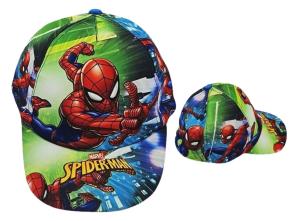 Šiltovka Spiderman , Velikost čepice - 54 , Barva - Zelená