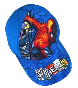 Kšiltovka Spiderman postava , Velikost čepice - 52 , Barva - Modrá