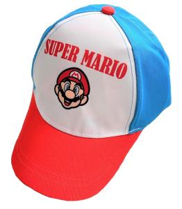 ŠILTOVKA SUPER MARIO , Velikost čepice - 54 , Barva - Modro-červená