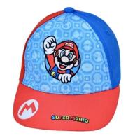 Kšiltovka Super Mario , Velikost čepice - 52 , Barva - Červeno-modrá