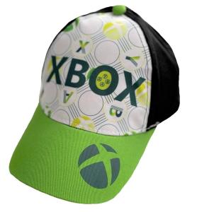 Šiltovka Xbox , Velikost čepice - 54 , Barva - Bielo-čierna