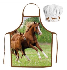 KUCHAŘSKÝ SET KONĚ , Barva - Hnedá