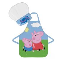 Kuchársky set Peppa Pig , Barva - Modro-zelená