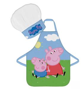 Kuchársky set Peppa Pig , Barva - Modro-zelená