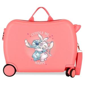 Kufor na kolieskach Lilo and Stitch cuddle me coral