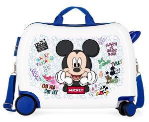 Kufor na kolieskach Mickey Be cool MAXI , Barva - Bielo-modrá