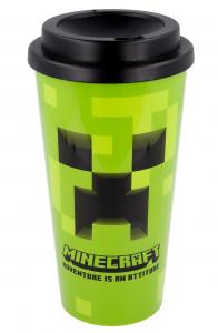 Fľaša na pitie Minecraft , Velikost lahve - 520 ml , Barva - Zelená