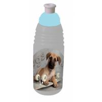 FĽAŠA NA PITIE RACHAEL HALE PSÍK , Velikost lahve - 480 ml , Barva - Šedo-modrá
