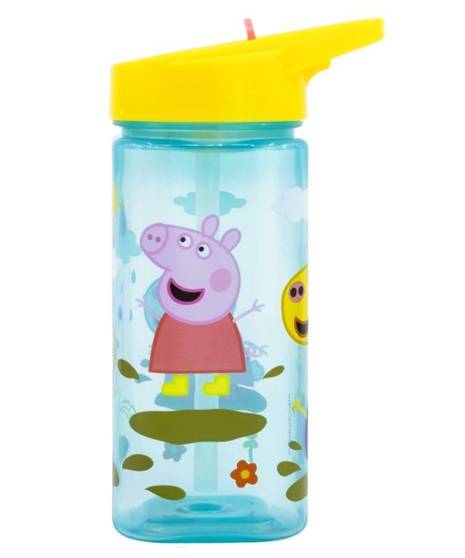 Fľaša PEPPA PIG modro žltá