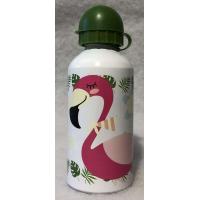 Fľaša Plameniak alu , Velikost lahve - 500 ml , Barva - Biela