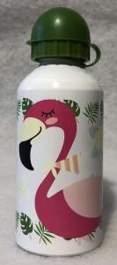 Fľaša Plameniak alu , Velikost lahve - 500 ml , Barva - Biela