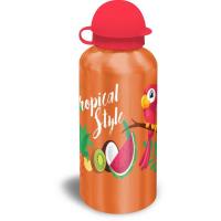 Fľaša Tukan ALU , Velikost lahve - 500 ml , Barva - Oranžovo-červená