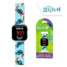 LED HODINKY LILO A STITCH , Barva - Tyrkysová