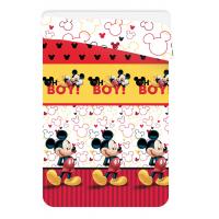 Letná prešívaná deka Mickey , Barva - Červená , Rozměr textilu - 180x260