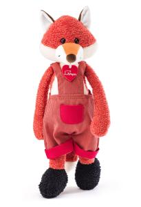 Lišák Leonardo 40 cm , Barva - Červená