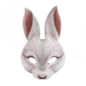 Maska biely zajac