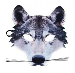 Maska vlk s fúzy