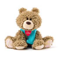 Medvěd Bariboo se šálou malý 25 cm , Barva - Hnedá