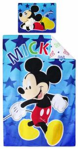 Obliečky do postieľky Mickey , Barva - Modrá , Rozměr textilu - 90x140